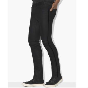 Men’s John Varvatos Velvet Detail Wight Jean